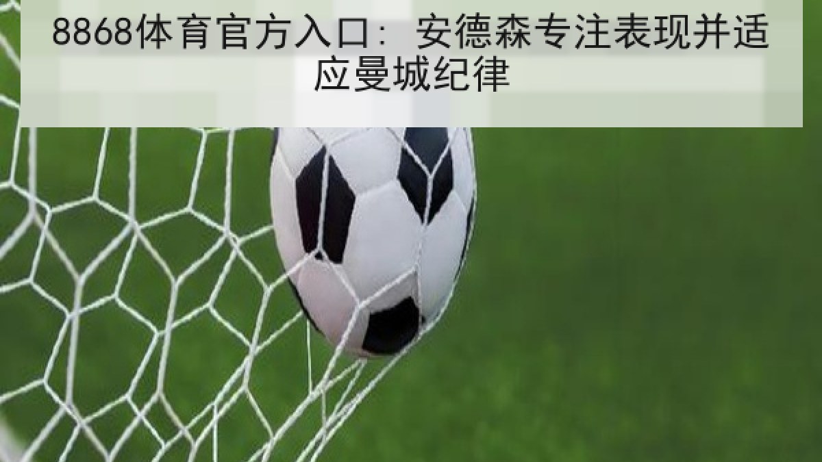 8868体育官方入口: 安德森专注表现并适应曼城纪律